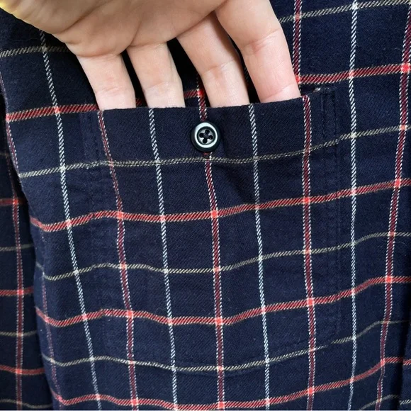 Alex Mill flannel button down plaid shirt - Picture 10 of 13